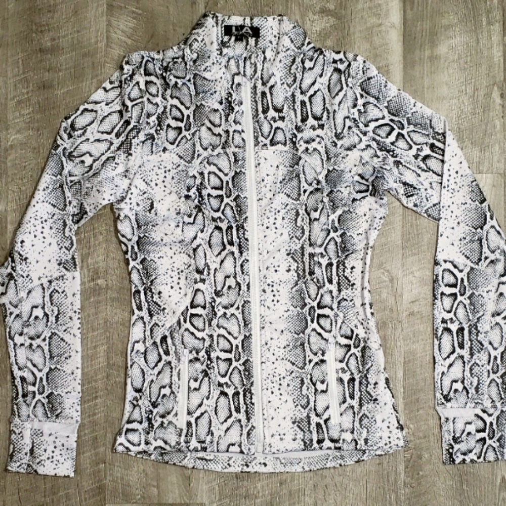 Women's Snake Print Athletic Jacket